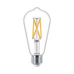 Philips MASTER Value LED Bulbo E27 Edison Filamento Chiara 5.9W 806lm - 922-927 Dim to Warm | Miglior Resa Cromatica - Sostitutiva 60W