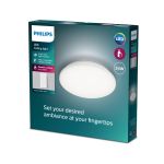 Philips LED Luce da soffitto Wincel Bianca 24W 2500lm - 865 Luce Del Giorno | Dimmerabile - Telecomando