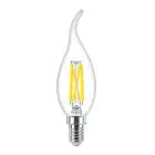 Philips MASTER LED E14 Piegato-tip Candela Filamento Chiara 3.4W 470lm - 922-927 Dim To Warm | Miglior Resa Cromatica - Dimmerabile - Sostitutiva 40W